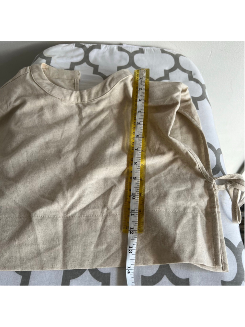 NWT COMMENSE Beige Sleeveless Crop Top S - Picture 6 of 6